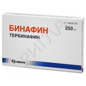 Бинафин таблетки 250мг №14 ** в аптеке Будь Здоров в городе Архангельск