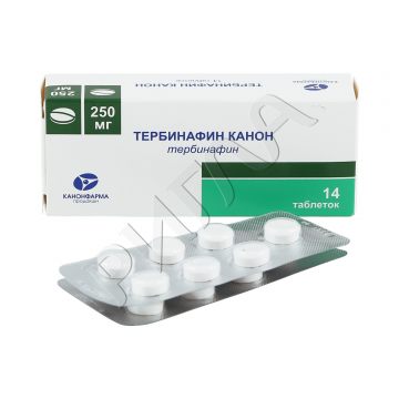 Тербинафин таблетки 250мг №14 ** в аптеке А Мега в городе Белгород