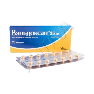 Вальдоксан таблетки покрытые оболочкой 25мг №28 ** в аптеке Без сети в городе Невьянск