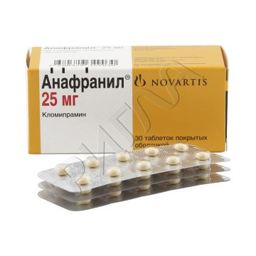Анафранил таблетки покрытые оболочкой 25мг №30 ** в аптеке Без сети в городе Грозный
