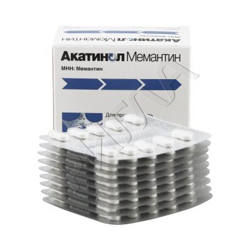 Акатинол Мемантин таблетки покрытые оболочкой 10мг №90 ** в аптеке Апрель в городе Кабардинка