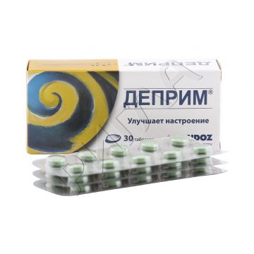 Деприм таблетки покрытые оболочкой №30 в аптеке Без сети в городе Павловск