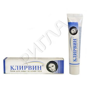 Клирвин при пятнах/шрамах на коже крем 25г в аптеке Без сети в городе Вилючинск