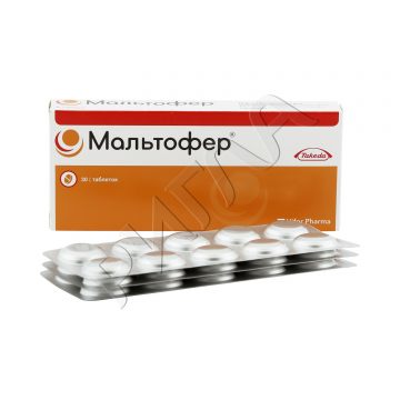 Мальтофер таблетки жевательные 100мг №30 ** в аптеке Без сети в городе Лангепас
