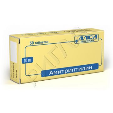 Амитриптилин таблетки 10мг №50 ** в аптеке Будь Здоров в городе Улеты