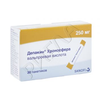 Депакин Хроносфера гранулы пролонг.действия 250мг №30 ** в аптеке Вита в городе Санкт-Петербург