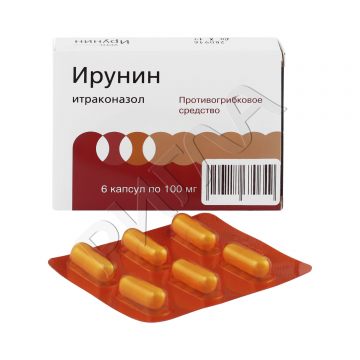 Ирунин капсулы 100мг №6 ** в аптеке Будь Здоров в городе Улан-Удэ