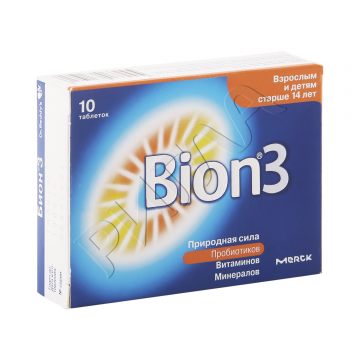Бион-3 таблетки №10 в аптеке Монастырев рф