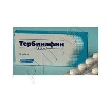Тербинафин таблетки 250мг №10 ** в аптеке Без сети в городе Гороховец
