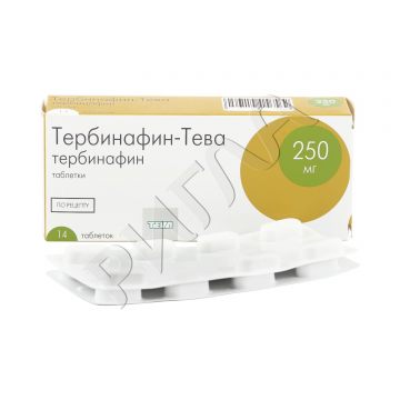Тербинафин-Тева таблетки 250мг №14 ** в аптеке Без сети в городе Карсун