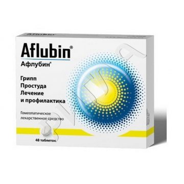 Афлубин гомеопатические таблеткилингв. №48 в аптеке Еврофарм