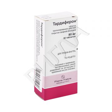 Тардиферон ретард таблетки покрытые оболочкой №30 ** в аптеке Аптека от склада в городе Щучье