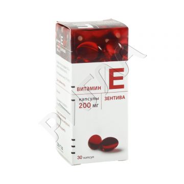Витамин Е капсулы 200мг №30 в аптеке Здравсити в городе Духанино