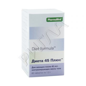 Леди-с формула Диета 45 плюс таблетки №60 в аптеке Амурфармация в городе Ромны