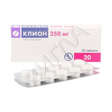 Клион таблетки 250мг №20 ** в аптеке Мособлфармация в городе Раменское